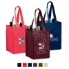 Custom 4 Bottle Wine Bags Wholesale Logo Imprint Factory