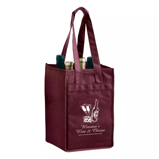 Recycled Sari Wine Bottle Bag | Kiran Social Enterprises