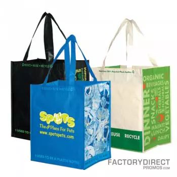 Recycled Organic Cotton Custom Tote Bag