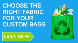 Choose the right fabric for your custom reusable bags