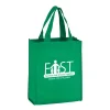 Kelly Green Reusable Bag with Custom Imprinted Logo
