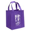 Non-Woven Grocery Bags - Grape