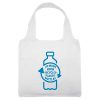 Wholesale custom printed RPET reusable folding totes - White - Available in bulk