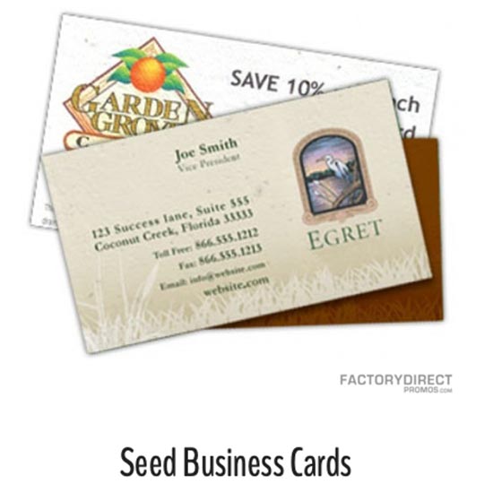 Using Seed Paper for Promotions