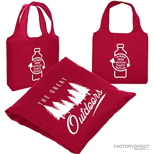 Custom Printed Non-Woven Tote Bag With 100% Rpet Material with