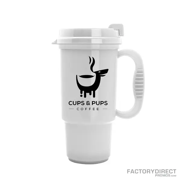 16 oz Customized Reusable Travel Coffee Cups with Lids in 2023